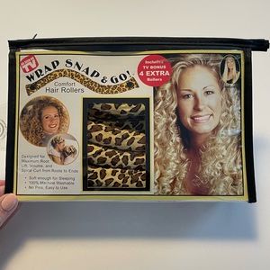 Y2k as seen in tv roll and snap overnight curls